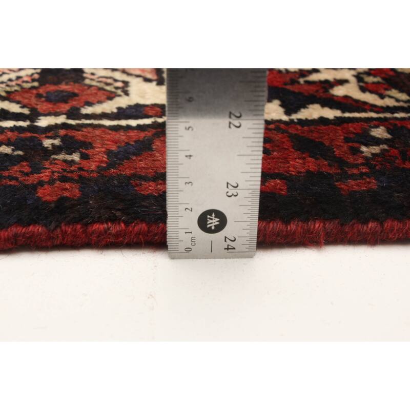 ECARPETGALLERY Hand-knotted Andelz Navy Wool Rug - 3'4 x 13'5