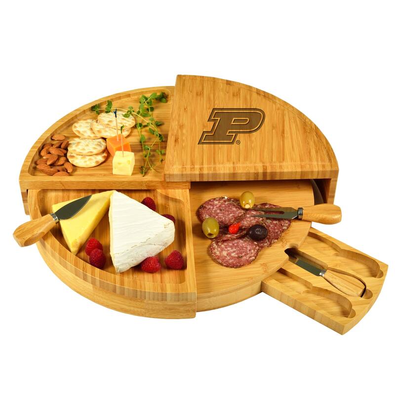 NCAA Purdue Boilermakers Bamboo Cheese & Charcuterie Board