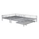 preview thumbnail 14 of 25, Industrial Modern Full XL Over Queen Metal Bunk Bed with Trundle, Save Space or Split Into 2 Beds, Crafted For Safety, Black