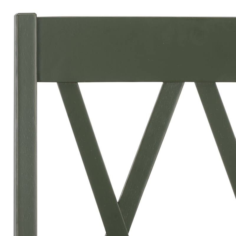 SAFAVIEH HOME Yana Double X-Back Side Chair - 18"W x 22"D x 39"H