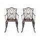 preview thumbnail 2 of 3, Tucson Dining Chair, Black Copper (Set of 2)