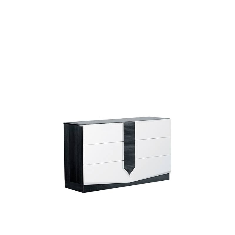 Hudson 6-Drawer Dresser with Modern Hardware, Durable Wood Construction, and Ample Storage for Bedroom Essentials