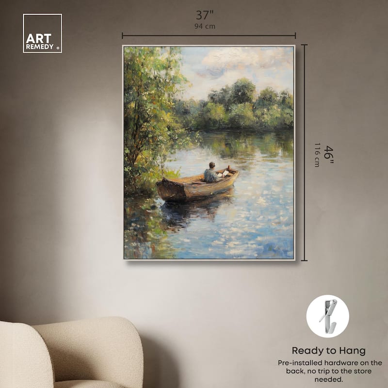 Lost in Thought Canvas by Art Remedy