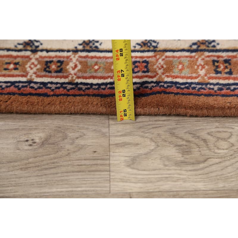 Paisley Botemir Oriental Boteh Area Rug Wool Handmade Carpet - 1'11" x 3'1"