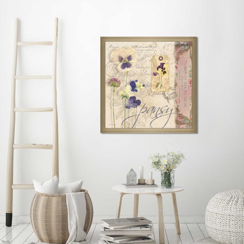 "Pansy" Print on Acrylic.