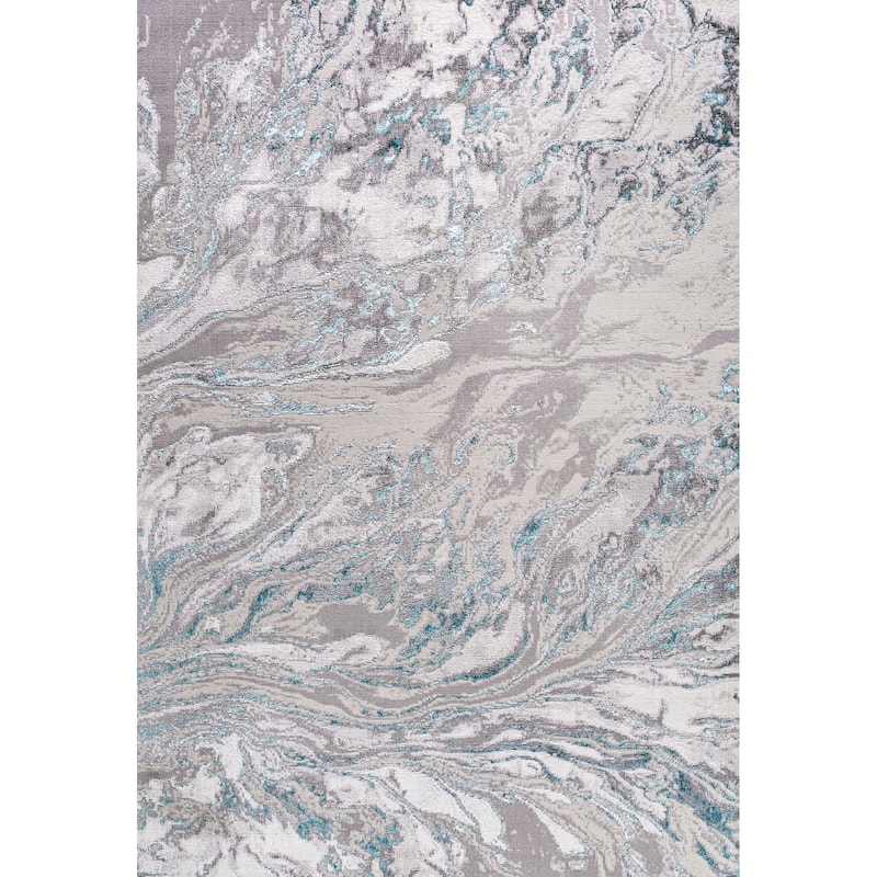 JONATHAN Y Batten Marbled Abstract Area Rug