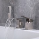 preview thumbnail 33 of 50, Solid Brass Waterfall Roman Tub Faucet with Hand Shower