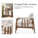 preview thumbnail 20 of 22, HULALA HOME Avidite Farmhouse Solid Wood Arm Chair with Full Assembly