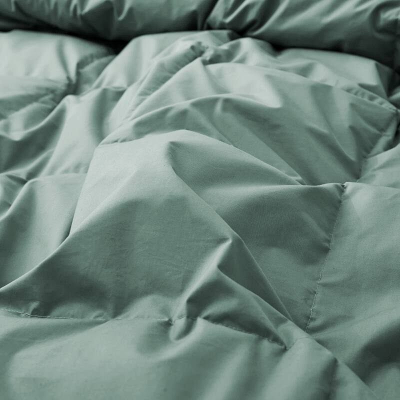 All Season 100% Organic Cotton Down Duvet Insert Medium Warmth Comforter