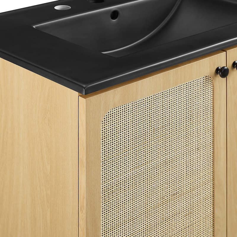 Chaucer Bathroom Vanity with Black Basin Included