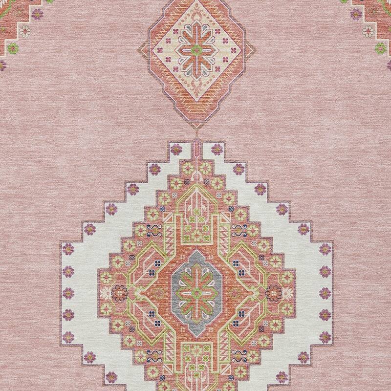 HomeRoots Oriental Traditional Rectangle Outdoor Rug