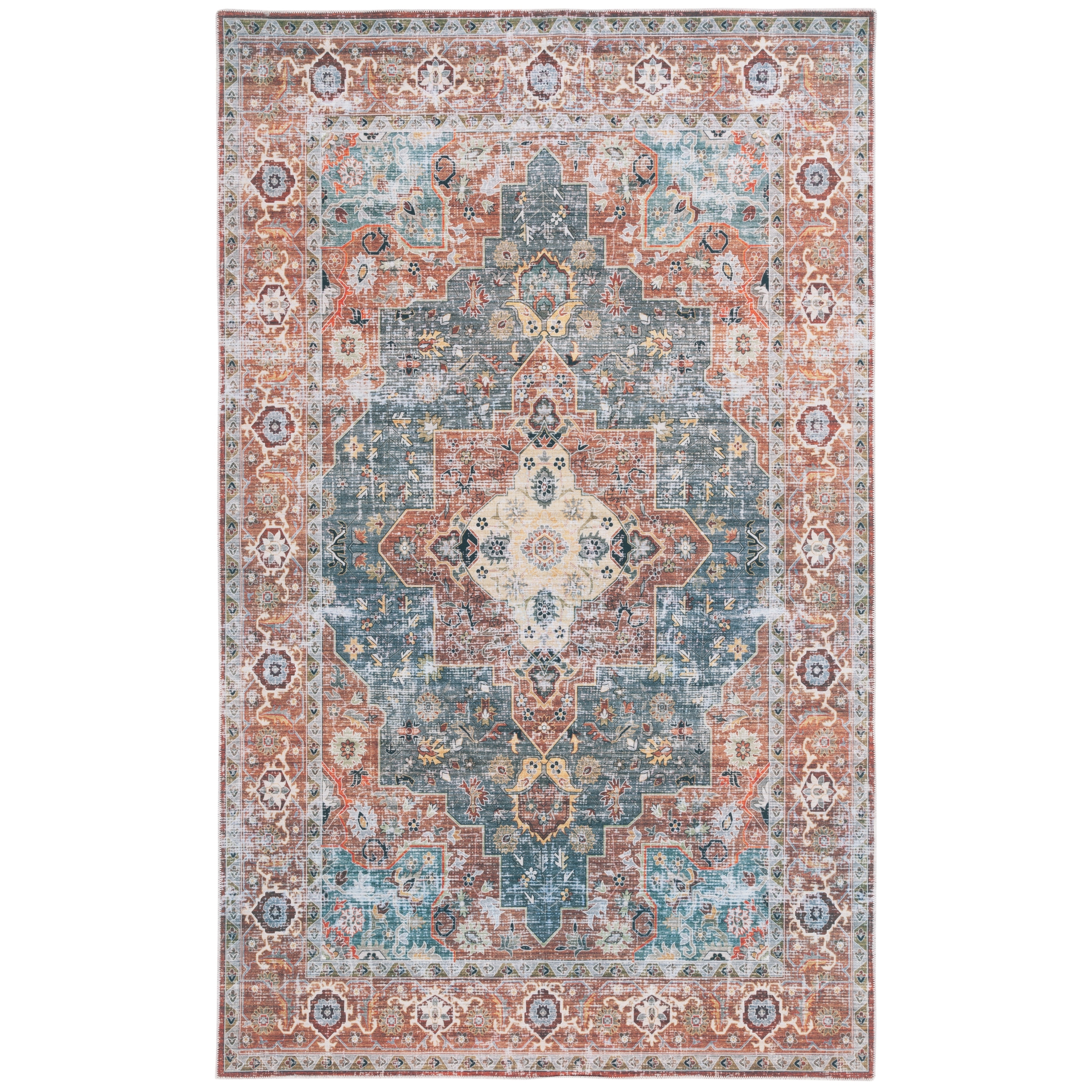 SAFAVIEH Arizona Annakatrin Vintage Machine Washable Rug