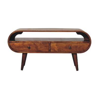 Modern TV Stand with Wood Feet, Entertainment Center with Large Storage Drawers