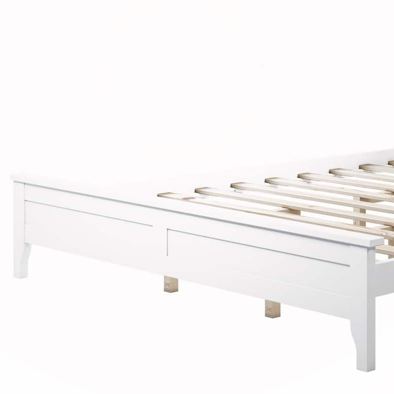 Solid Wood Queen Platform Bed