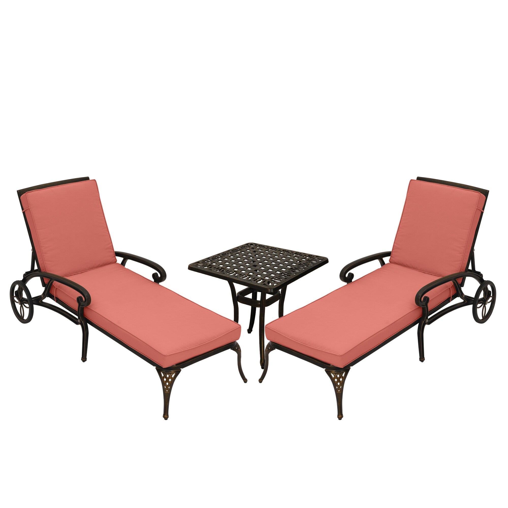 Andrew reclining chaise top lounge with cushion