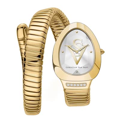 Christian Van Sant Women's Naga Silver Dial Watch - CV0871 - 6 (36)