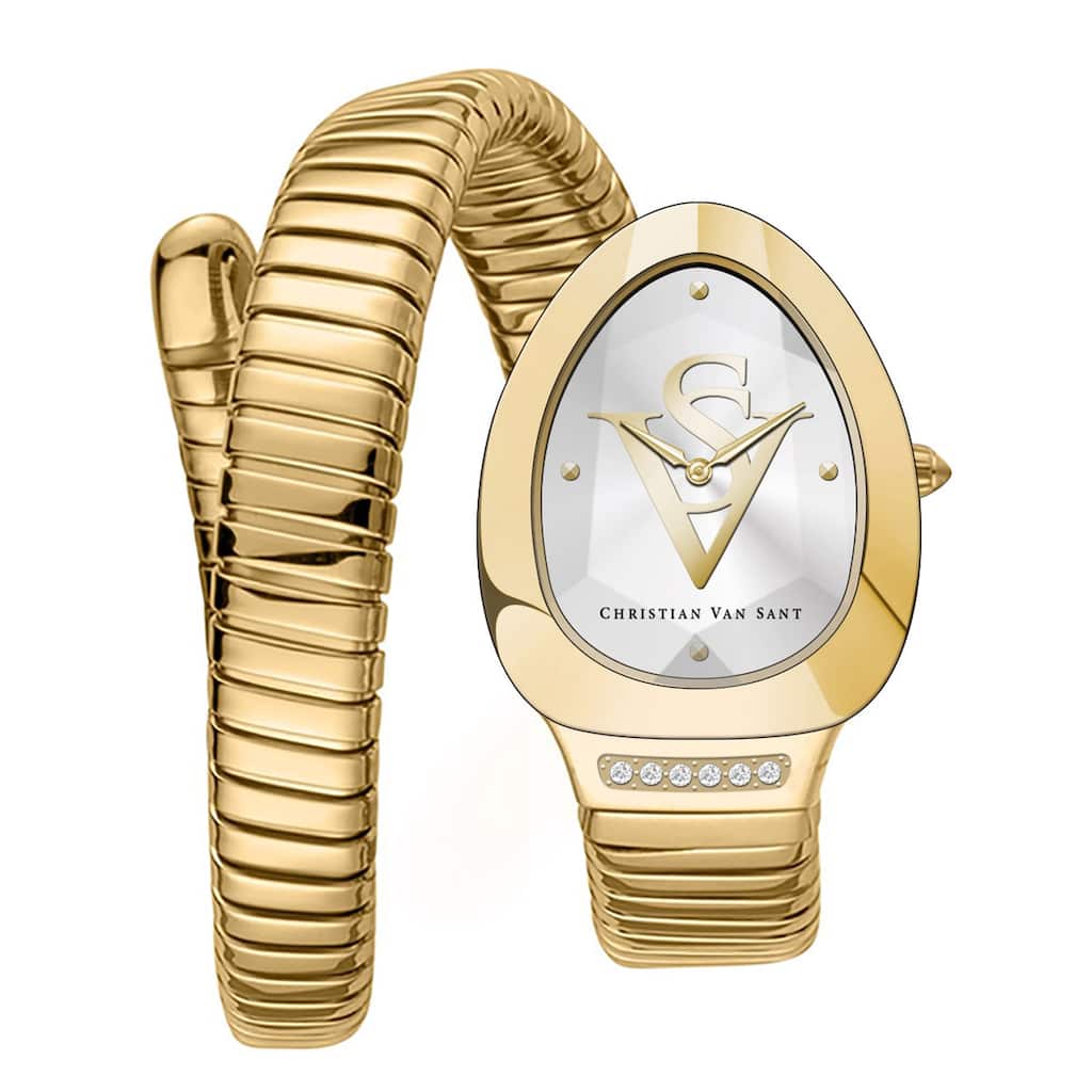 Christian Van Sant Women's Naga Silver Dial Watch - CV0871 - 6 (36)