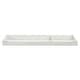 preview thumbnail 4 of 2, Foundry 51" Wide Traditional Changing Tray, White Dove
