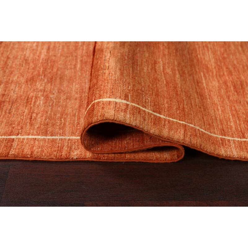 Gabbeh Kashkoli Oriental Runner Rug Wool Hand-knotted Staircase Carpet - 2'8" x 9'0"