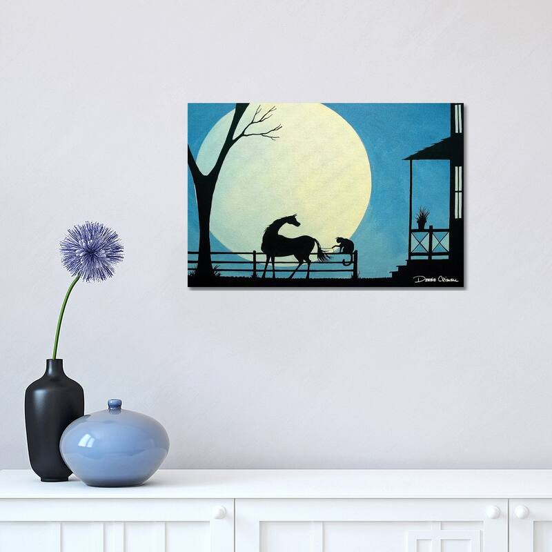 iCanvas "Cat Toy" by Debbie Criswell Canvas Print - 12x18x1.5