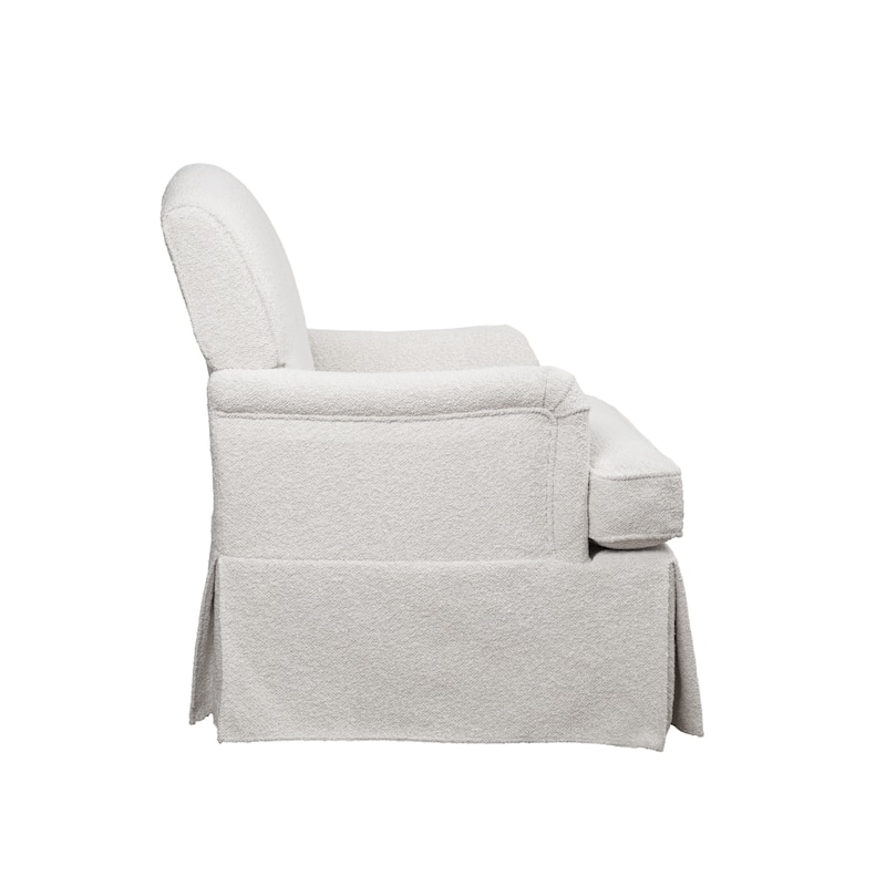 Art Leon Upholstered Swivel Accent Armchair