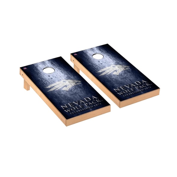slide 2 of 5, Nevada Wolf Pack Museum Cornhole Board Set