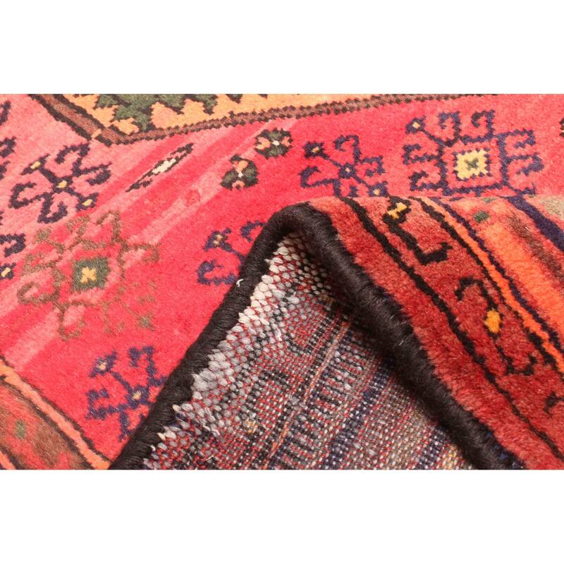 ECARPETGALLERY Hand-knotted Andelz Red Wool Rug - 4'8 x 7'5