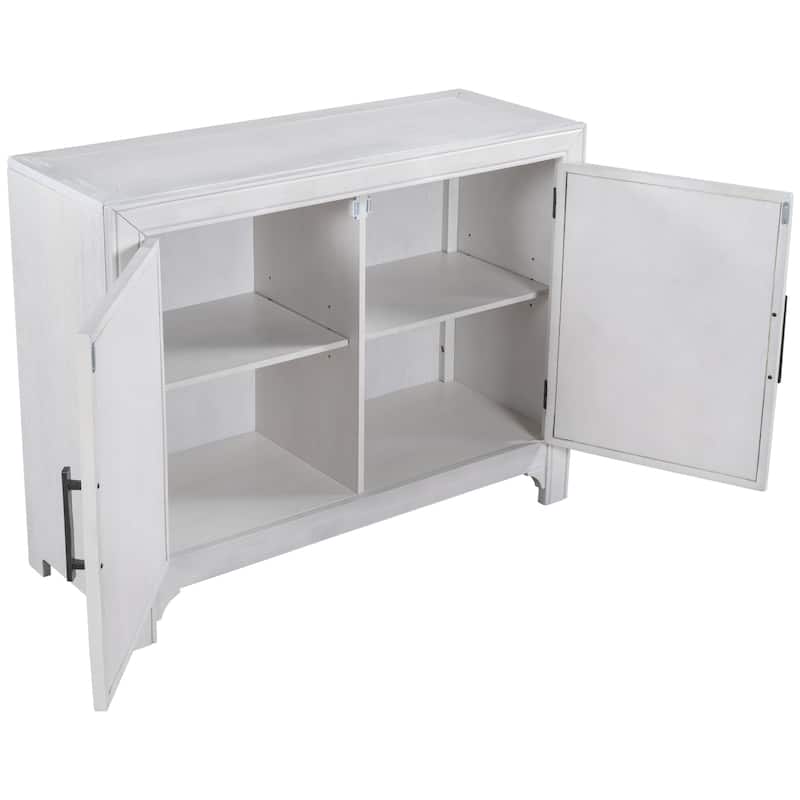 Modern Console Table Sofa Table for Living Room with 2 Shelves
