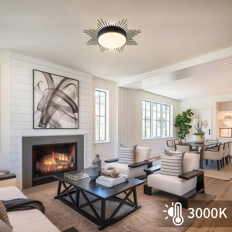 Starsky LED 23.60in. Round Unique/Statement Flush Mount