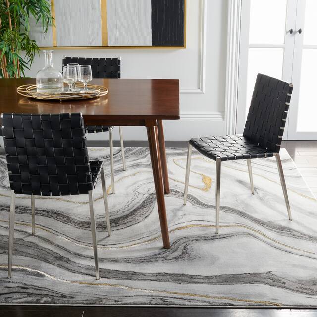 SAFAVIEH Craft Clytie Modern Abstract Marble Pattern Rug