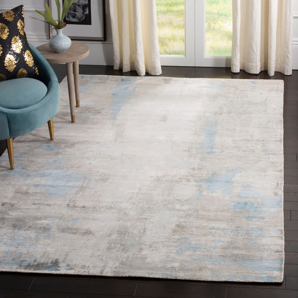 SAFAVIEH Handmade Mirage Sumaya Modern Abstract Viscose Rug