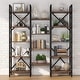 preview thumbnail 24 of 60, Large Triple Wide 5-Shelf Etagere Bookcase