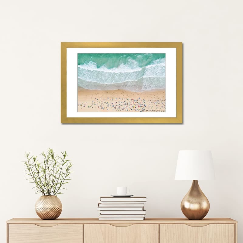 iCanvas "Aerial Summer Beach" by Sisi & Seb PFA