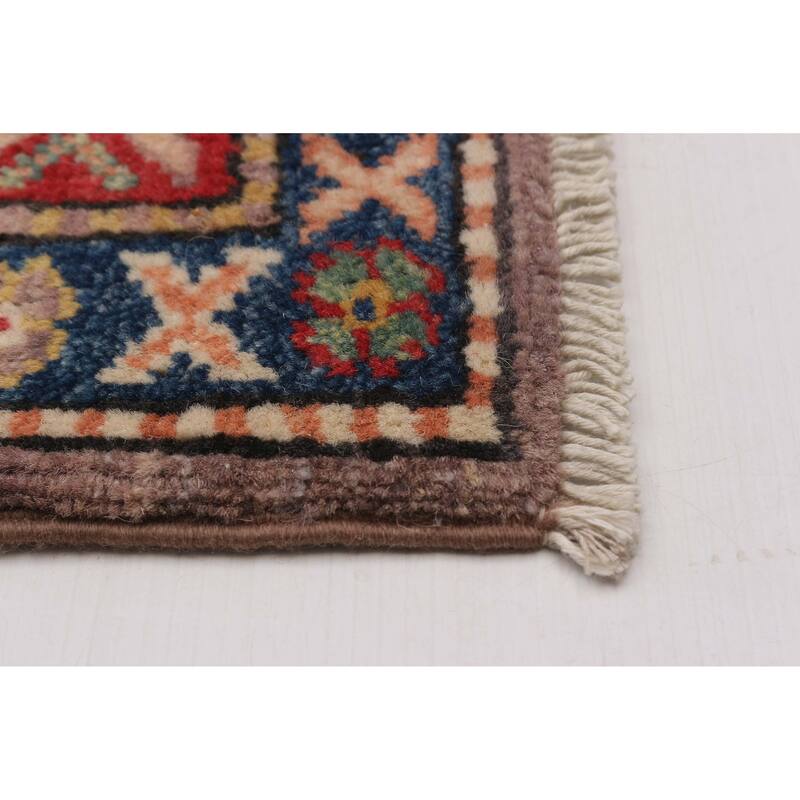 ECARPETGALLERY Hand-knotted Uzbek Ghazni Brown Wool Rug - 2'9 x 6'6