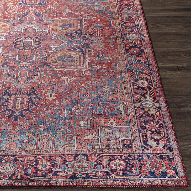 Livabliss Iris Updated Traditional Medallion Area Rug