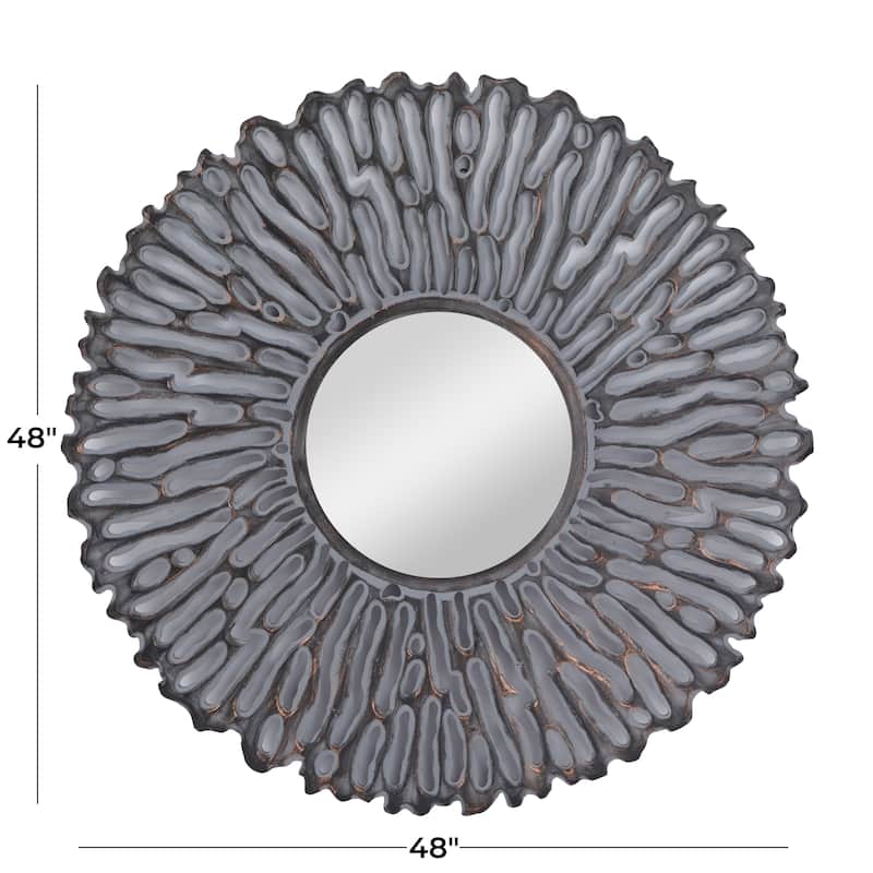 Pine Glam Wall Mirror - 48"W, 48"H