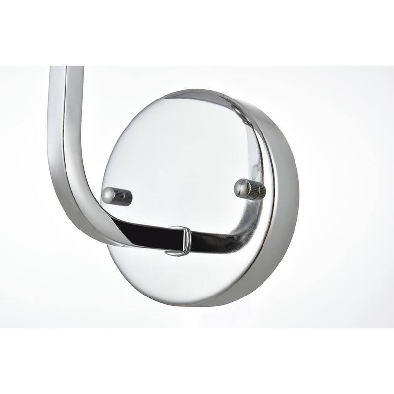Cole 1 Light Black and Clear Bath Sconce