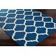 preview thumbnail 10 of 10, Hand-Woven Madison Moroccan Trellis Cotton Rug - 4' x 6'