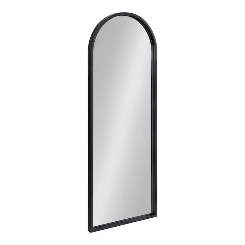 Kate and Laurel Valenti Framed Arch Mirror - 16x48 - Black
