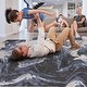 preview thumbnail 3 of 3, LOOM & LUXE Collection L.Blue/Abstract Non-Shedding Area Rug