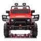 preview thumbnail 29 of 78, 2-seater Kids Ride On Electric Car W/parents control,light&rear searchlight,Power display, Four-wheel suspension Pink