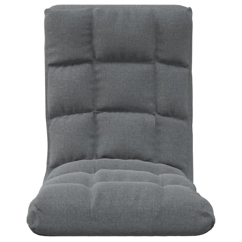 vidaXL Floor Chair Lounge Chair Chaise Lounge Folding Floor Lounger Fabric