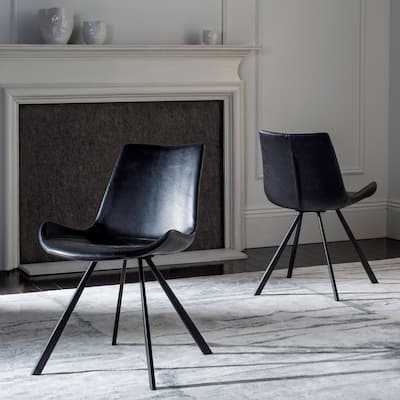 SAFAVIEH Corine Mid-Century Modern Accent Chairs (Set of 2) - 20.5" x 24" x 31.5" - 20Wx24Dx32H