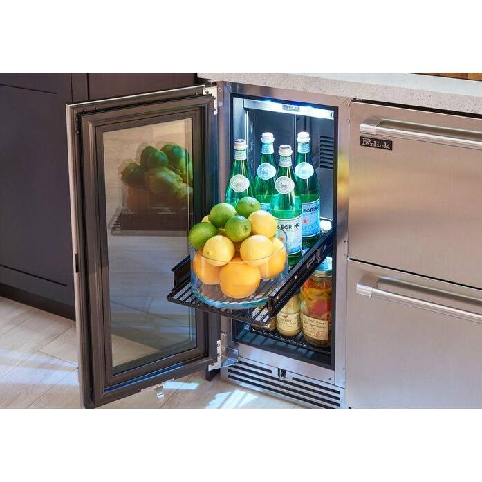 Perlick 15 Inch Wide 2.8 Cu. Ft. Compact Refrigerator with Left Hinge