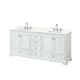 Option White / Giotto Quartz Top / Polished Chrome