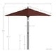 preview thumbnail 76 of 99, Pompano 9ft Crank Lift Push Button Tilt Round Patio Umbrella by Havenside Home, Base Not Included