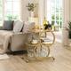 Metal Bar Cart Chrome Bar Carts for the Home