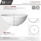 preview thumbnail 6 of 9, STYLISH 16 inch Porcelain Ceramic Round Vessel Sink Above Counter cUPC - 16" x 16" x 6 1/4"
