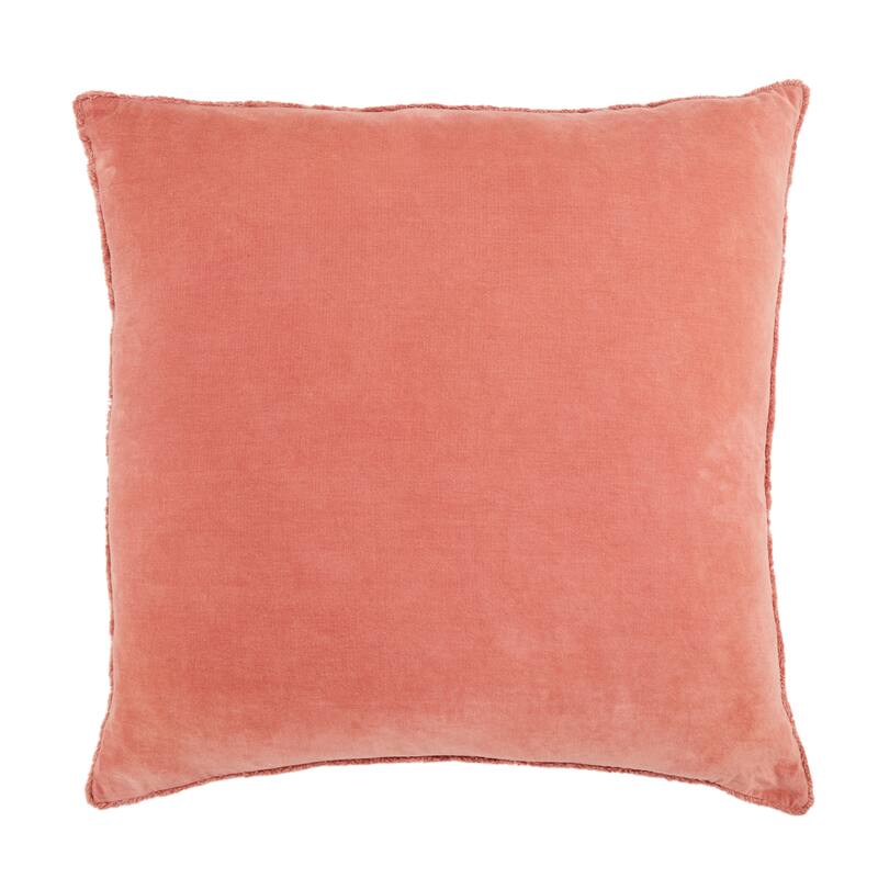 Rouen Solid Pillow - 26"X26" Cover Only - Pink