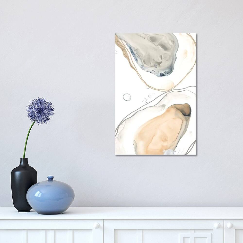 iCanvas "Ocean Oysters IV" by June Erica Vess Canvas Print